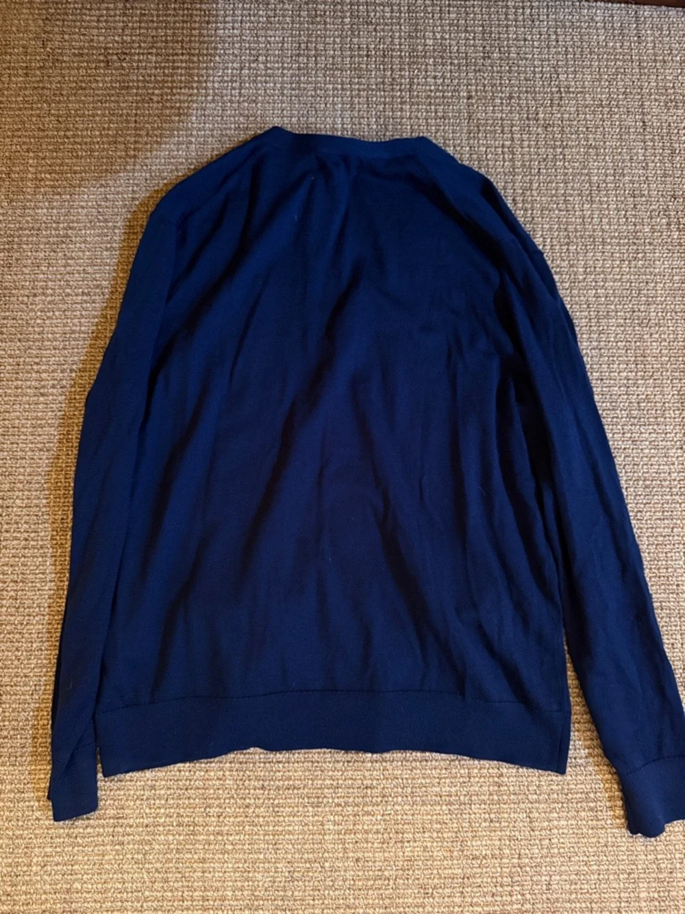NWT Banana Republic Men's Deep Navy Button-Front Cardigan